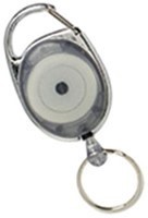 Rexel Key Holder Retractable Cord Snap Lock Charcoal