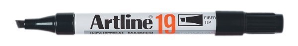 Artline 19 Industrial Marker Chisel Black 12 per Box