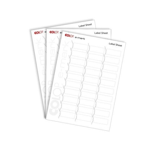 Colop EMark Adhesive Lbls 48X18Mm Pk10