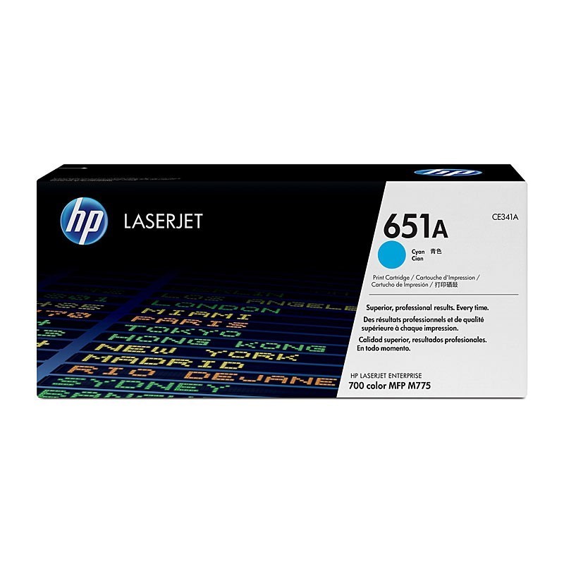 HP 651A CE341A Toner Cartridge Cyan