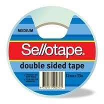 Sellotape Double Sided Tape 12mmx33m Medium
