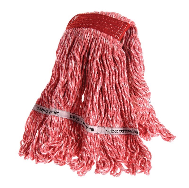 Sabco Ultimate Pro Premium Loop Banded Mop Head Red 350G Each
