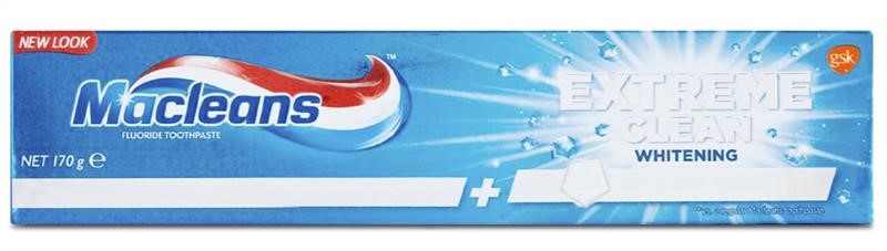 Macleans Extreme Clean White Toothpaste 170g