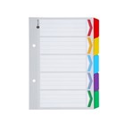 Marbig Dividers Reinforced Board 5 Tab A5 Assorted Colour
