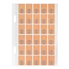 Avery Coding Label 0 Orange with Stripe 150 Pack