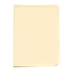 Avery Folder Manilla 5 Tabbed Foolscap Buff 50 Pack