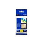 Brother Labelling Tape 12mmx8m Gold on Glitter White