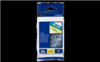Brother Labelling Tape 12mmx8m White on Silver