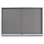 VisionChart Noticecase Sliding Door Velour 1800x1200mm