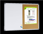 VisionChart Whiteboard and Corkboard Combination 900x600mm