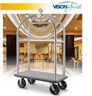 VisionChart Trolley Brushed Marine Grade 1120x610x1910mm