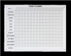 VisionChart Glassboard Magnetic Year Planner 1200x900mm
