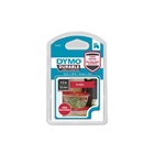 Dymo D1 Cassette Tape Durable Label White on Red 12mm x 3m Each