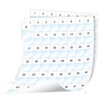 Dymo XTL Wire and Cable Wrap Black on White 24 x 42mm Each