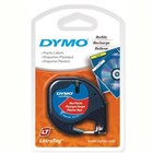 Dymo LetraTag Labeller Tape Plastic Red 12 x 4m Each