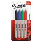 Sharpie Fine Point Permanent Marker Assorted 4 Pack