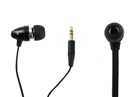 Shintaro Earphone Stereo Flat Cable 12m Black