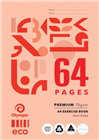 Olympic Eco Exercise Book A4 8mm 64 Pages 20 per Pack