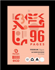 Olympic Eco Exercise Book A4 8mm 96 Page 10 per Pack