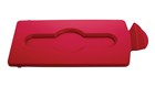 Slim Jim Recycling Station Closed Lid Red