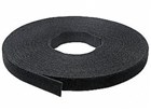 Velcro Self Adhesive Hook Only Strip 25mmx25m Black