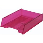 Itaplast Document Tray Multifit A4 Translucent Pink