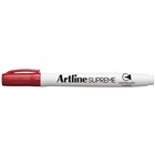 Artline Supreme Whiteboard Marker Bullet Red 12 per Box