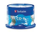 Verbatim CDR 80 Min Inkjet Printable Silver 50 Pack