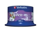 Verbatim 95136 DVDR Inkjet Printable White 50 Pack