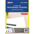 Avery Index Maker Label Divider 10 Tab Unpunched A4 White