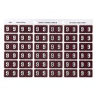 Avery Colour Coding Labels 9 Side Tab Brown 180 Pack