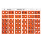 Avery Colour Coding Labels 2 Side Tab Orange 180 Pack
