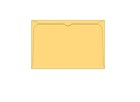 Medical Card Pockets Manilla 8X5 100 Pack