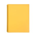 Marbig Display Book Refillable A4 Yellow 20 per Pack