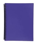 Marbig Display Book Refillable A4 Purple 20 per Pack