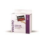 Velcro Hook and Loop Adhesive Dots 22mm White Pack