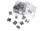 Carl Mori Clip MC55 Large Chrome Silver 12 Box