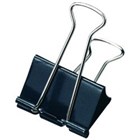 Marbig Foldback Clips 25mm Black 12 Pack 12 per Box