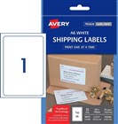 Avery L7175 Labels Shipping A6 White 25 Pack