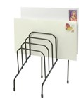 Marbig Step File 6 Slot Wire Organiser Small Silver