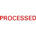 Xstamper Processed SelfInking Stamp 13x42mm Red