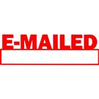Xstamper EMailed With Date Stamp 13x42mm Red