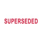 Shiny Stamp SEN1972 Pre Inked Superseded Red