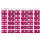 Avery Coding Label Year 2021 Magenta 180 Pack
