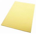 Quill Lined Writing Pads A4 Yellow 10 Pack