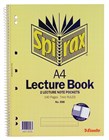 Spirax 598 Lecture Book Pocketed A4 10 per Pack