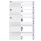 Debden Dayplanner Refill Pocket 6 Ring 216x140mm