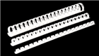 Fellowes Binding Comb Plastic 12mm White 100 Box