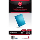 GBC Leathergrain Cover A4 Ibico Blue 100 Pack