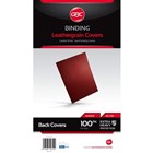 GBC Leathergrain Cover A4 Ibico Maroon 100 Pack